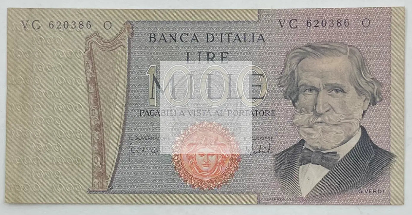 Italy 1971 1000 Lire P101b, Used Banknote - Cool Coins & Notes