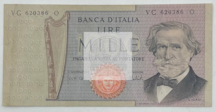 Italy 1971 1000 Lire P101b, Used Banknote - Cool Coins & Notes