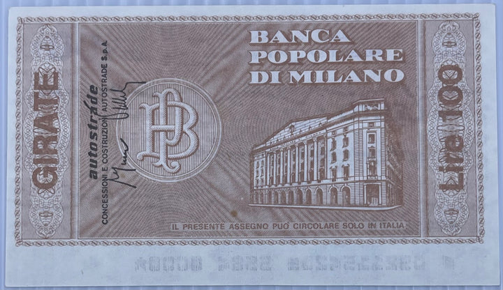 Italy 1977 100 Lire P-G 1309.1.4 AU Banknote - Cool Coins & Notes