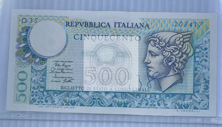 Italy 1979 500 Lire P-94 Used World Banknote - Cool Coins & Notes