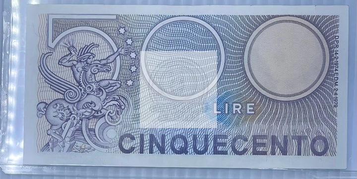Italy 1979 500 Lire P-94 Used World Banknote - Cool Coins & Notes