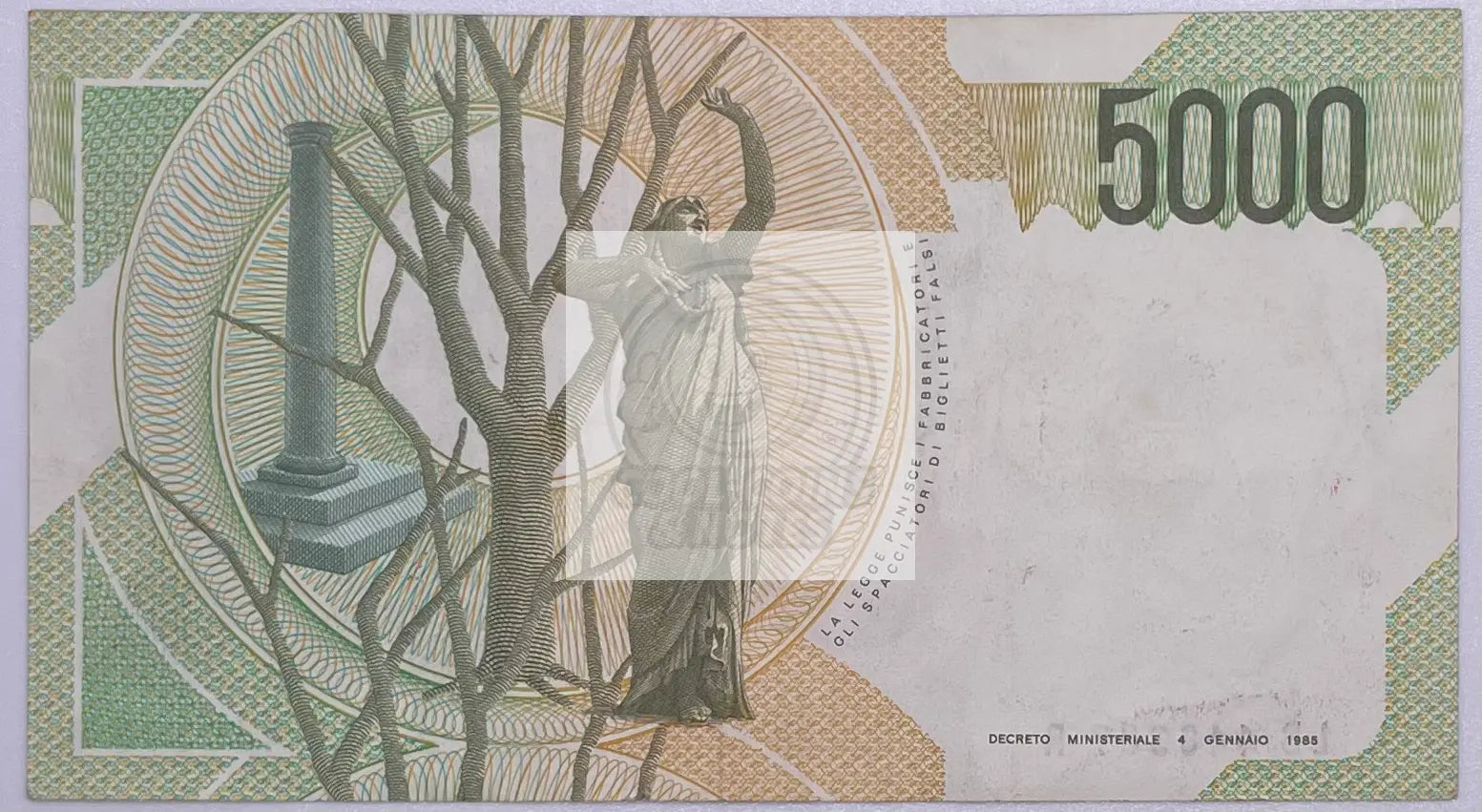 Italy 5000 Lire, 1985, P-111c, Used Banknote - Cool Coins & Notes