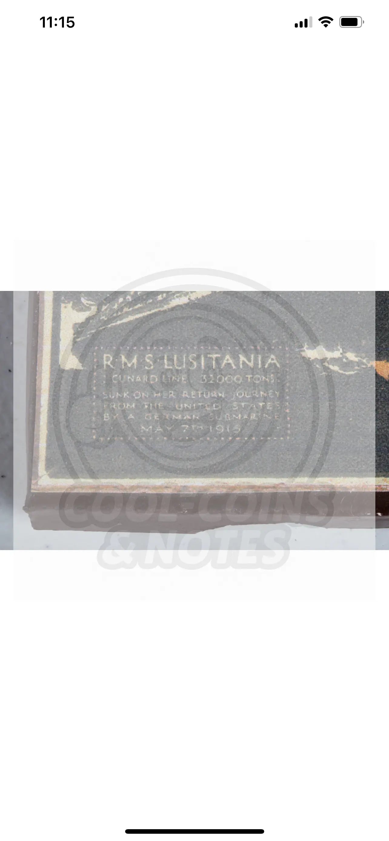 KARL GOETZ BRITISH MEDAL + BOX + LEAFLET SINKING CUNARD LINE LUSITANIA DISASTER - Cool Coins & Notes