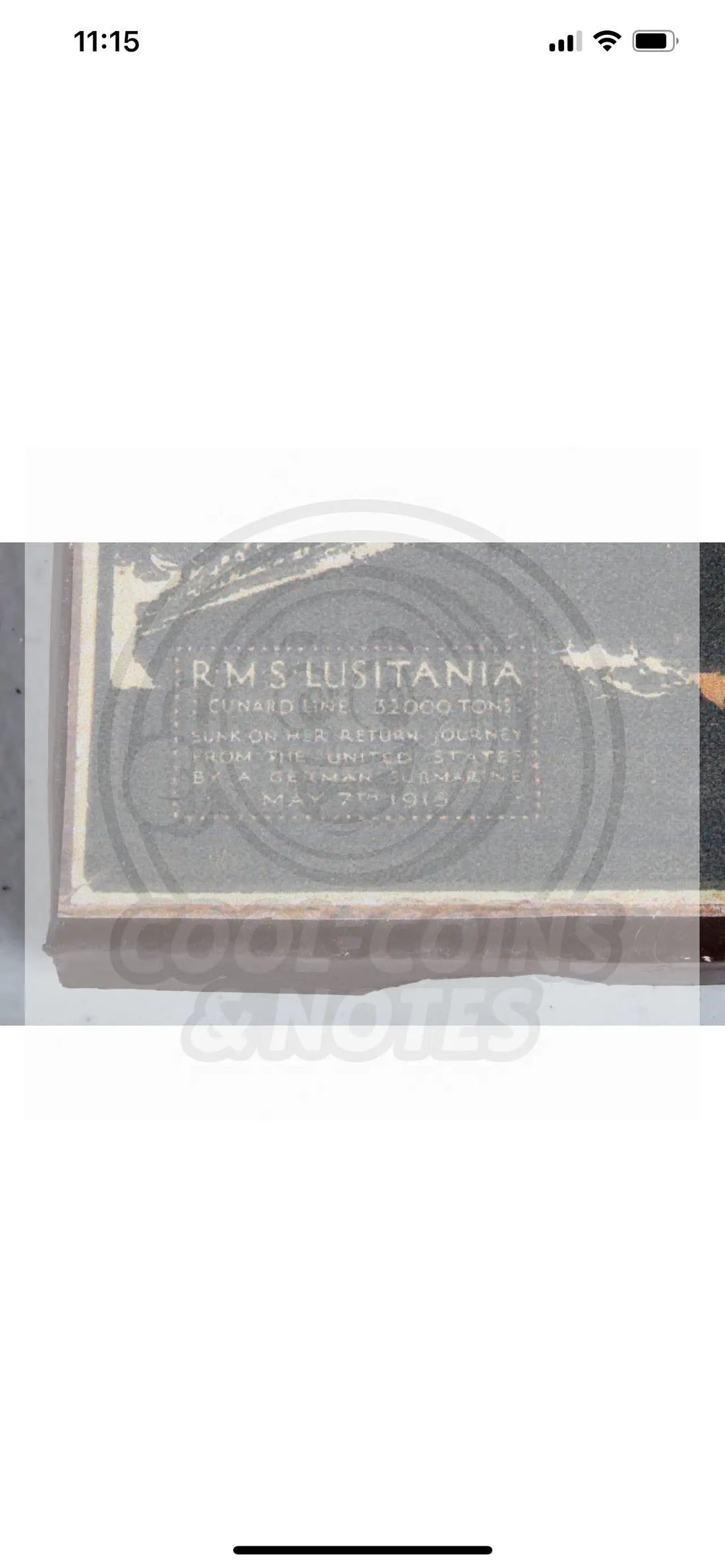 KARL GOETZ BRITISH MEDAL + BOX + LEAFLET SINKING CUNARD LINE LUSITANIA DISASTER - Cool Coins & Notes