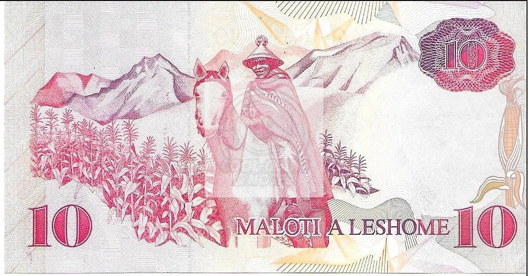 Lesotho 10 Maloti 1990 P-11a UNC - Cool Coins & Notes
