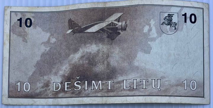 Lithuania 1995 1 Lita P-47 Used Banknote Cool Coins & Notes