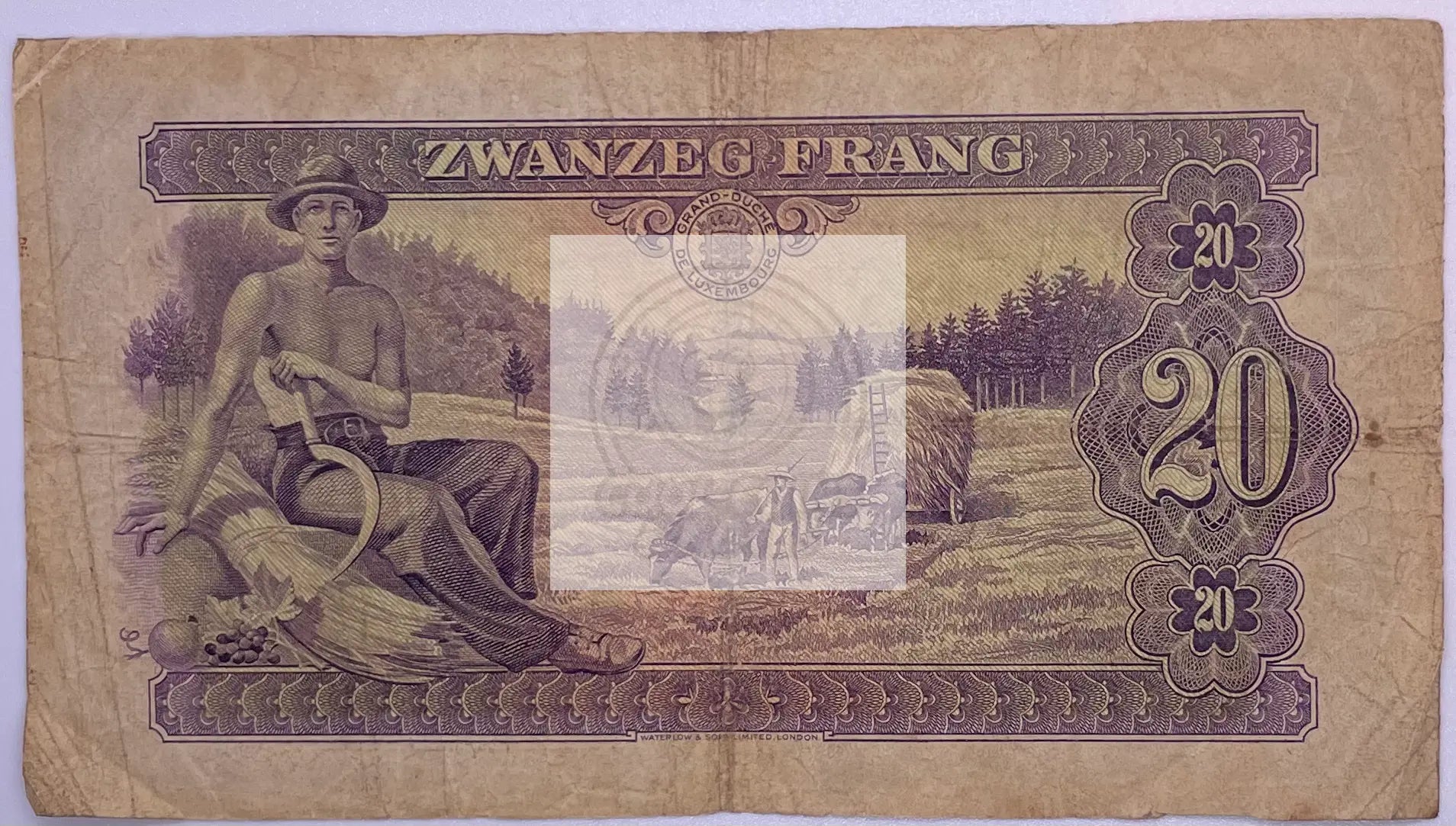 Luxembourg 1943 20 Francs P-42a.1 - Cool Coins & Notes