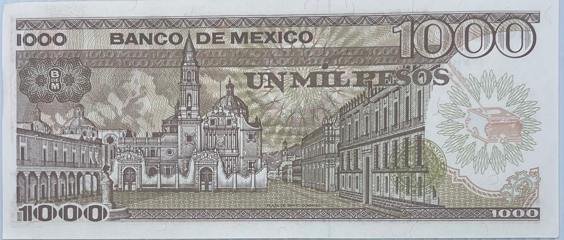 MEXICO 1985 1000 Pesos 1985 P-85 UNC - Cool Coins & Notes