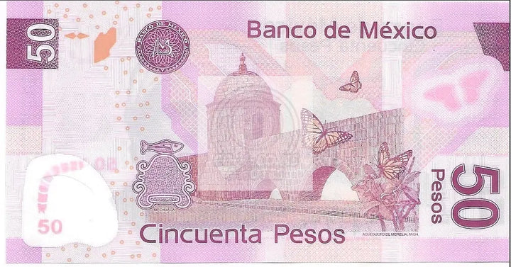 MEXICO  P.107d  50 PESOS 2010 - Cool Coins & Notes