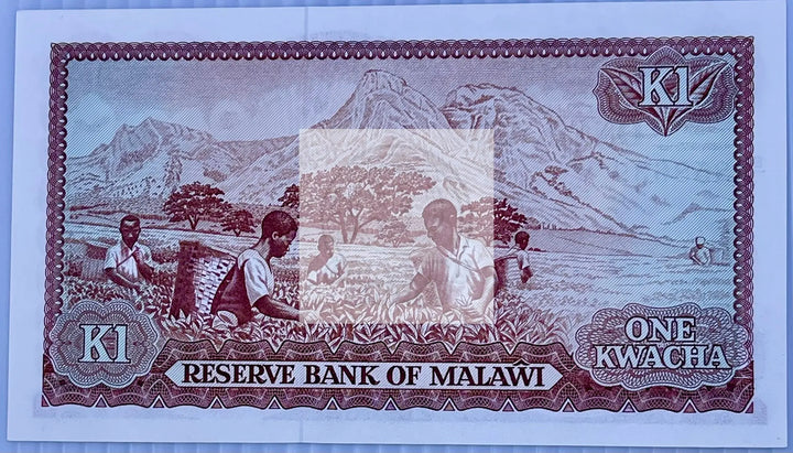 Malawi 1983 1 Kwacha P-14 UNC Banknote - Cool Coins & Notes