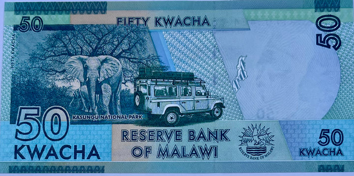 Malawi 2016 50 Kwachas P-64 UNC World Banknote Currency Cool Coins & Notes 