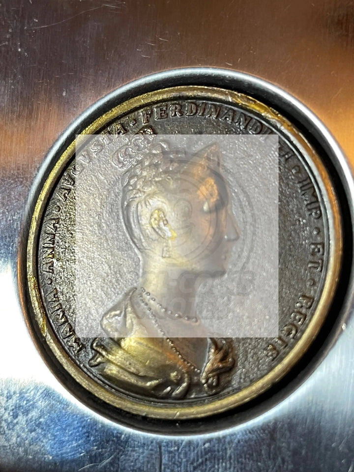 Maria Anna Augusta coronation in Prague 1836 mounted clip