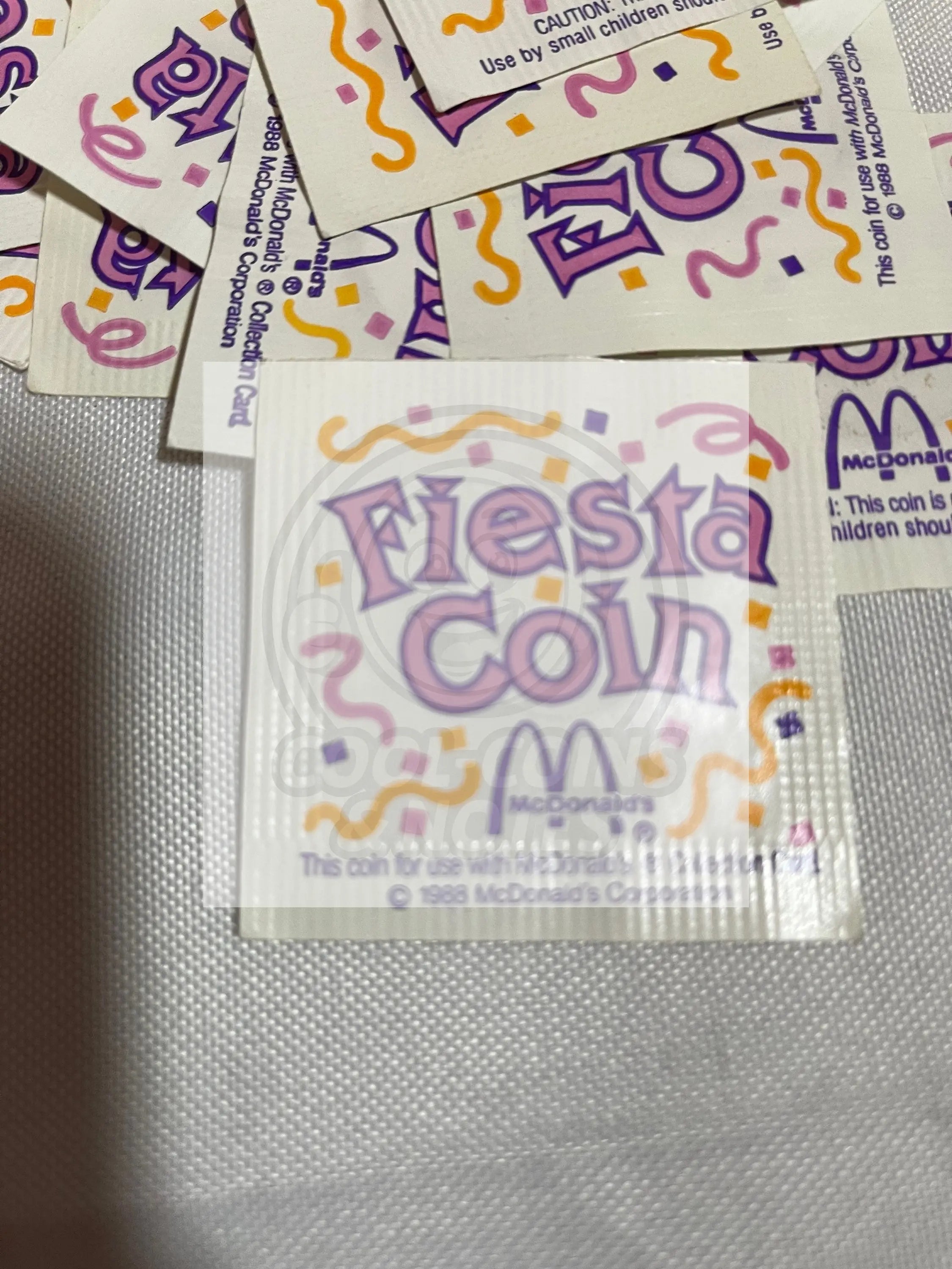 McDonald’s CHICKEN McNUGGET FIESTA Coin 1988 UNC New In Original Packaging - Cool Coins & Notes