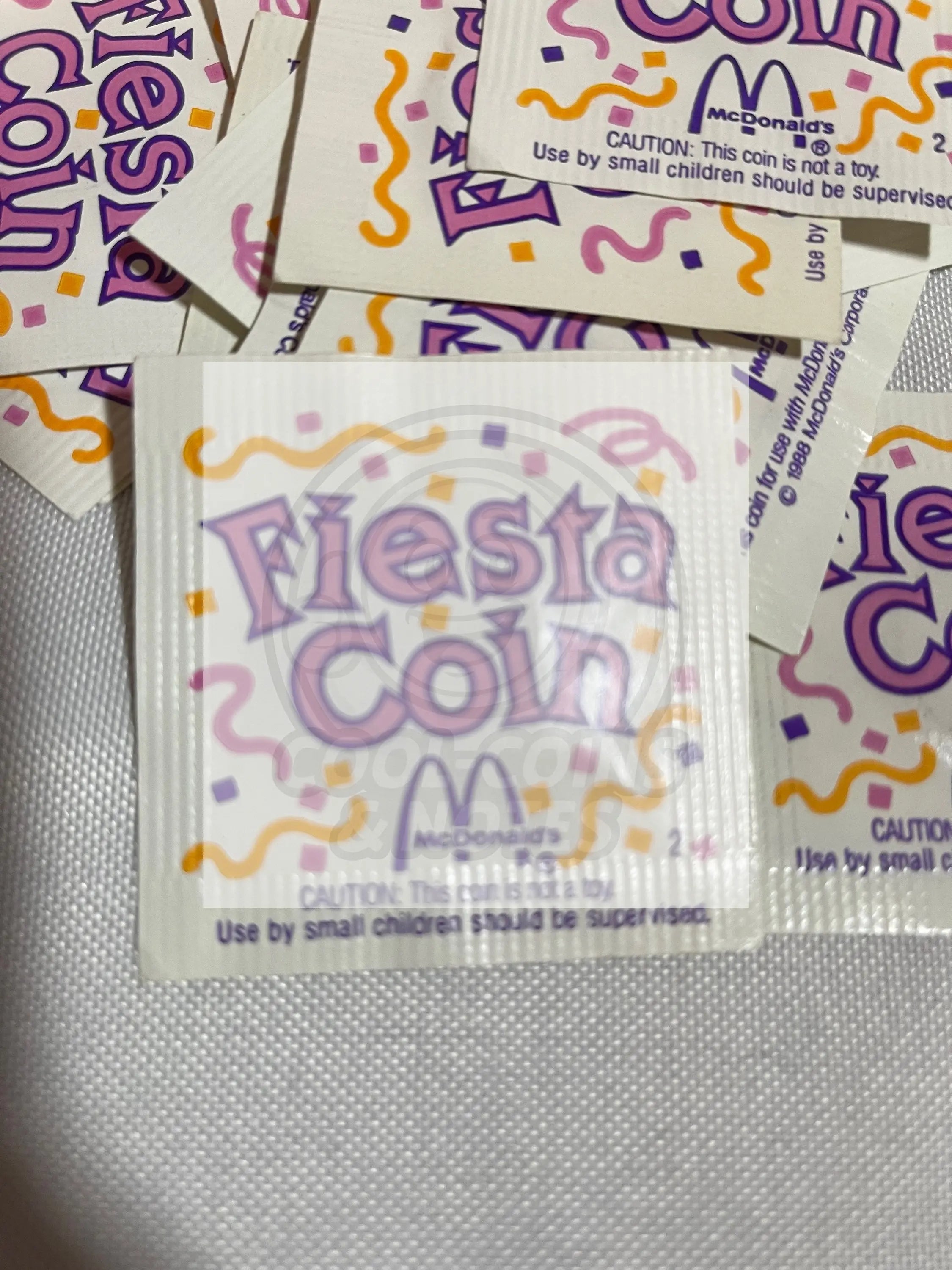 McDonald’s CHICKEN McNUGGET FIESTA Coin 1988 UNC New In Original Packaging - Cool Coins & Notes
