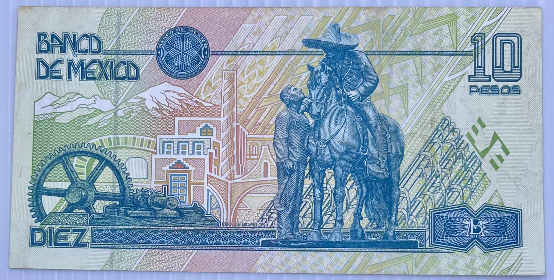 Mexico 10 Pesos 1996 P-105 Used World Banknote - Cool Coins & Notes