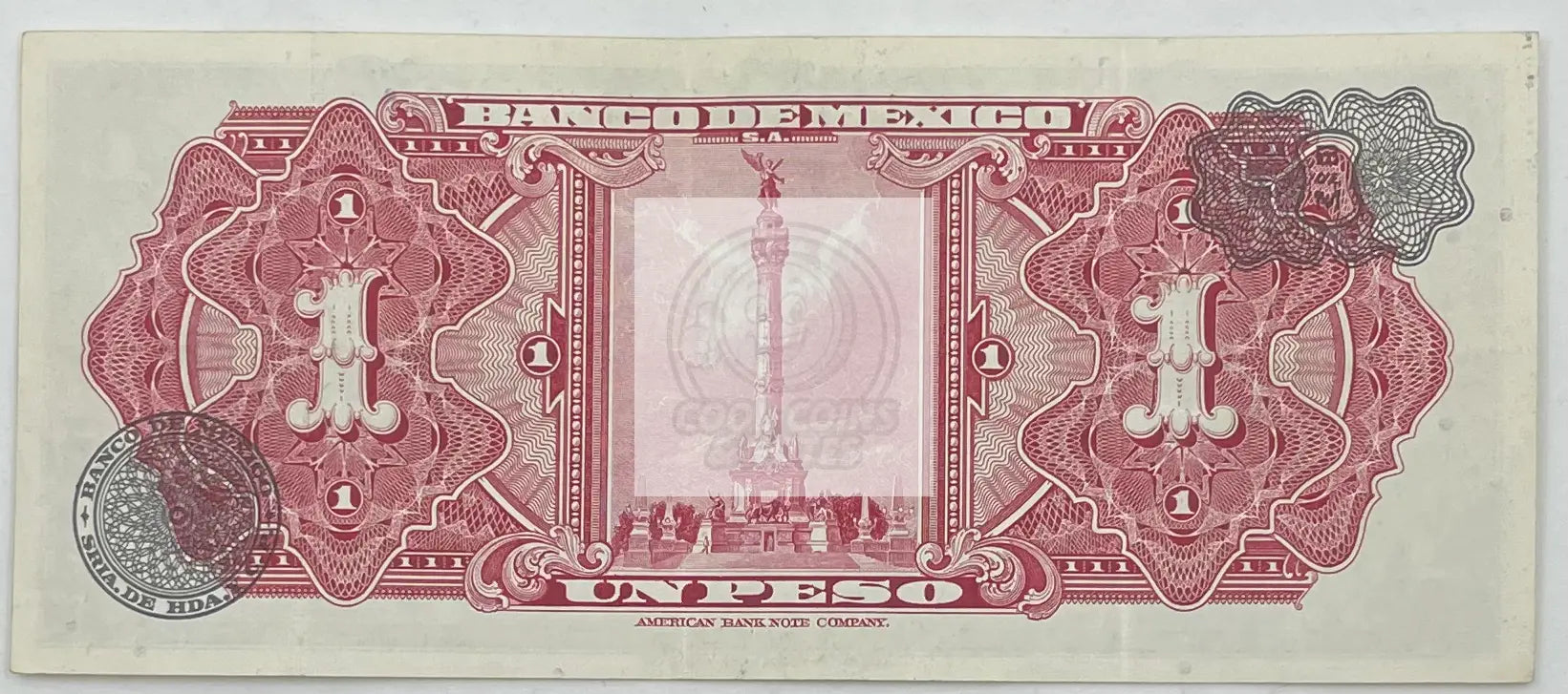 Mexico 1954 1 Peso P-59k.1, Used,  World Banknote From Lot - Cool Coins & Notes