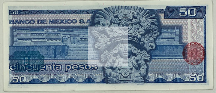 Mexico 1973 50 Pesos P-65a.BA UNC World Banknote - Cool Coins & Notes