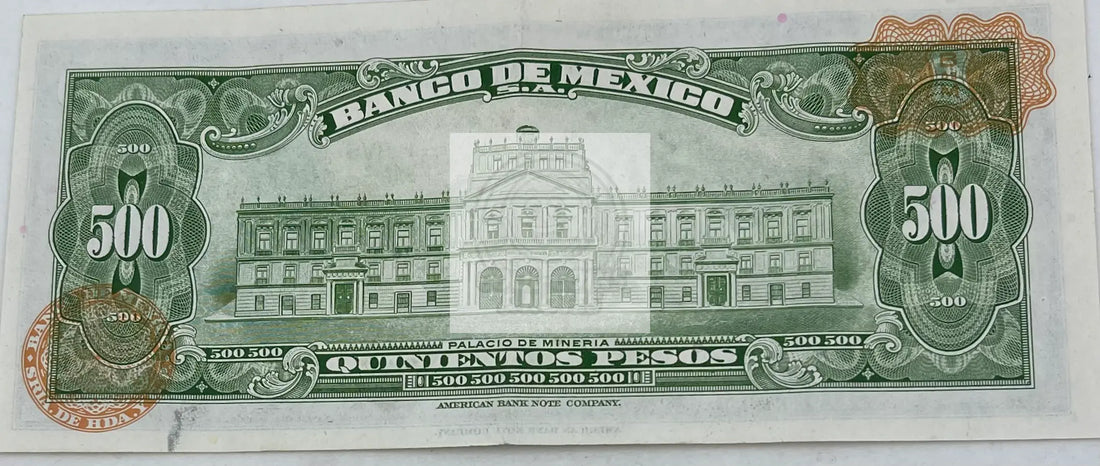 Mexico 1973 500 Pesos P-51q.2 Used World Banknote - Cool Coins & Notes
