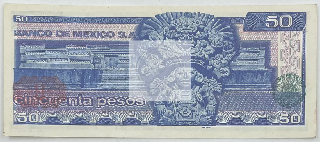 Mexico 1981 50 Pesos P73a.jk AU - Cool Coins & Notes