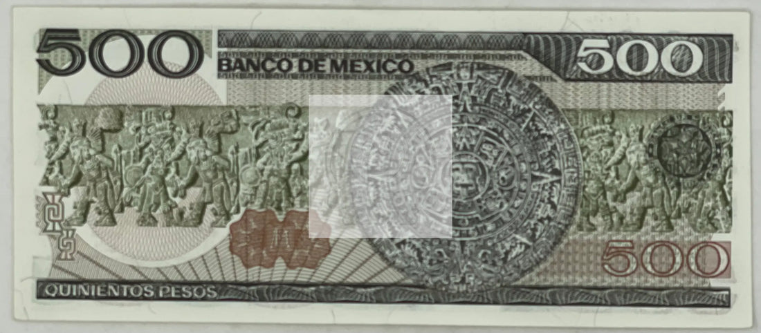 Mexico 1983 500 Pesos P79a.DA UNC World Banknote - Cool Coins & Notes
