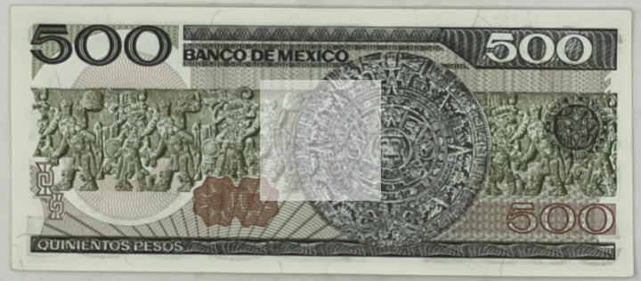 Mexico 1983 500 Pesos P79a.DA UNC World Banknote - Cool Coins & Notes