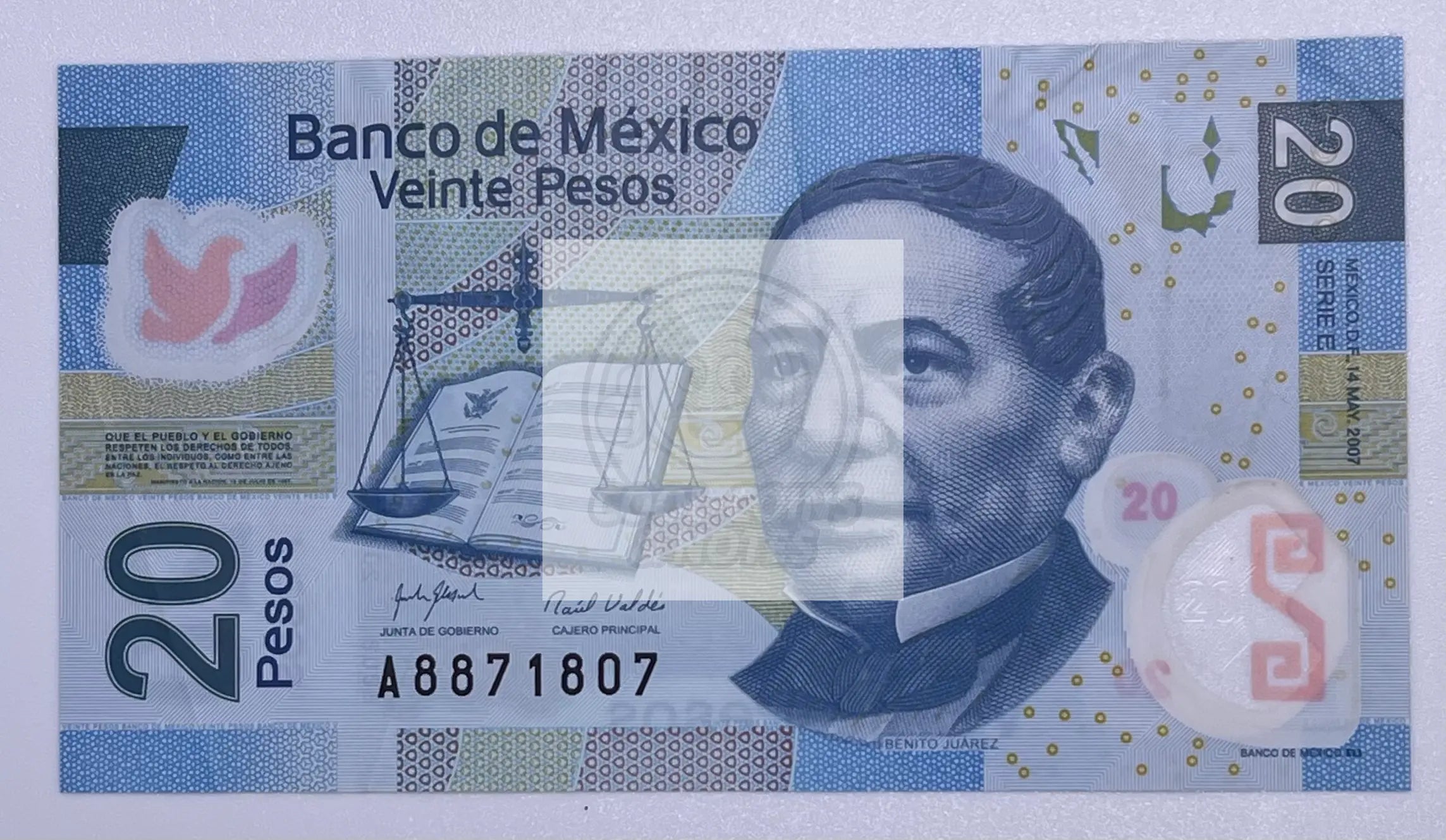 Mexico 20 Pesos 2007 P122d VF - Cool Coins & Notes