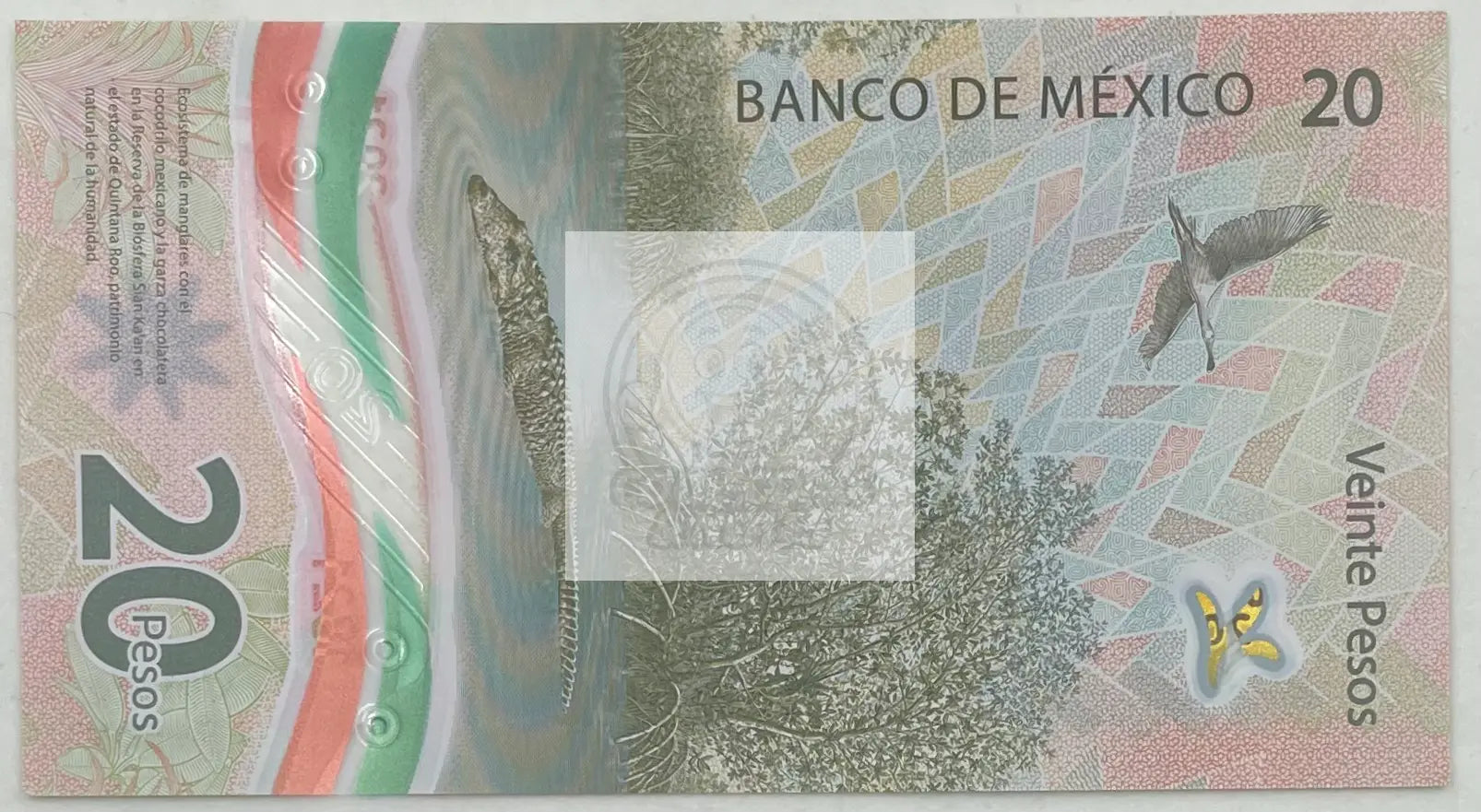 Mexico 20 Pesos Banknote, 2022, P-132f.3, UNC, Commemorative, Polymer - Cool Coins & Notes