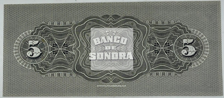 Mexico 5 Pesos Sonara S-4195 UNC, World Banknote - Cool Coins & Notes
