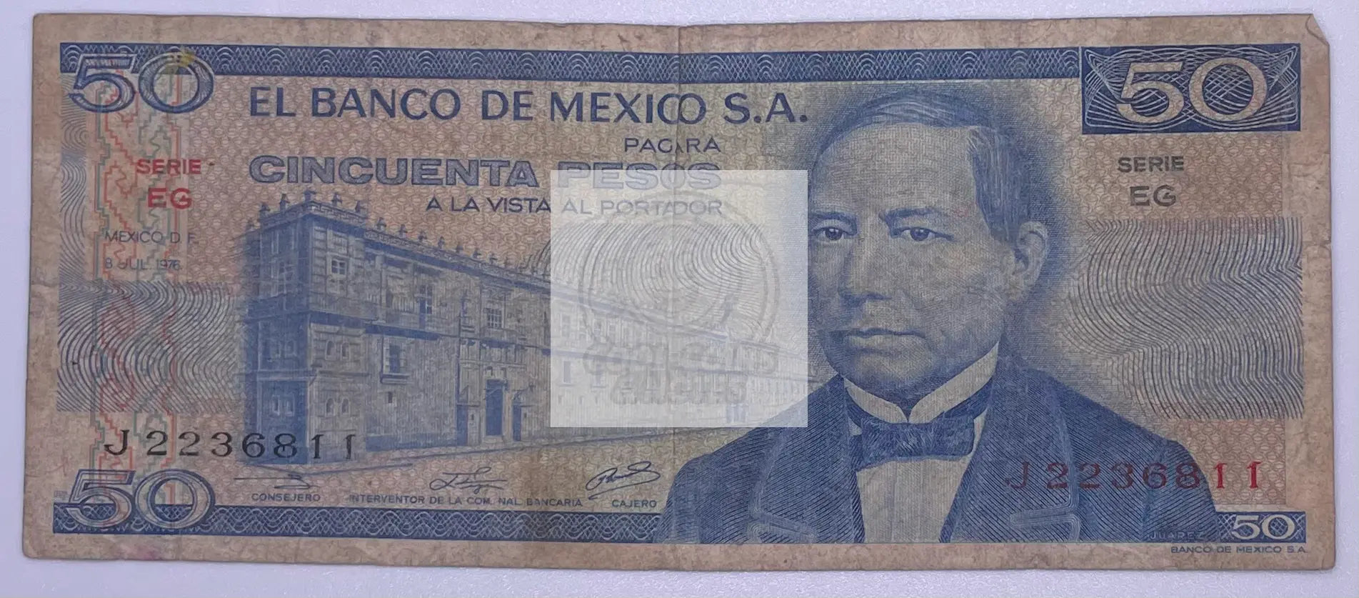 Mexico 50 Pesos 1976 P-65, Usd Banknote - Cool Coins & Notes