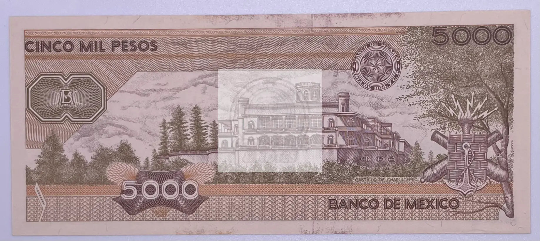 Mexico 5000 Pesos, 1987, P-88b, UNC, Series KL - Cool Coins & Notes