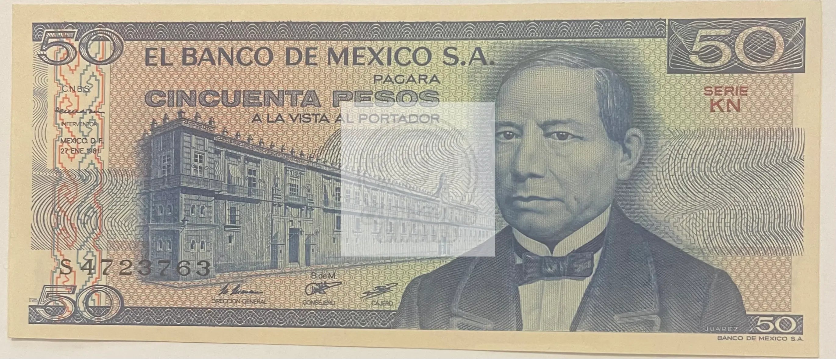 Mexico, 1981 50 Pesos, P-73, UNC World Banknote - Cool Coins & Notes