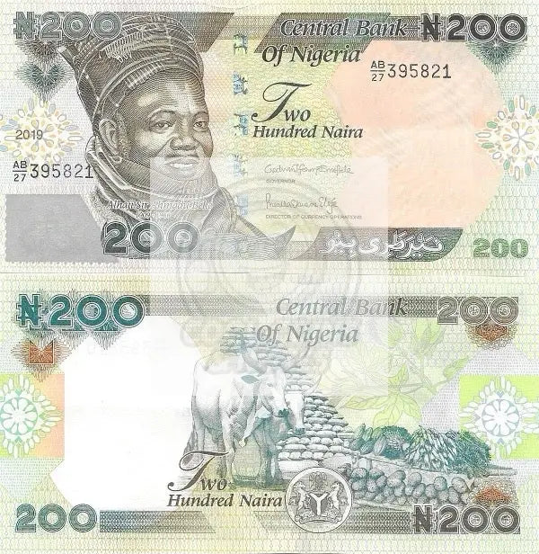Nigeria 200 Naira 2019 P 29t UNC - Cool Coins & Notes