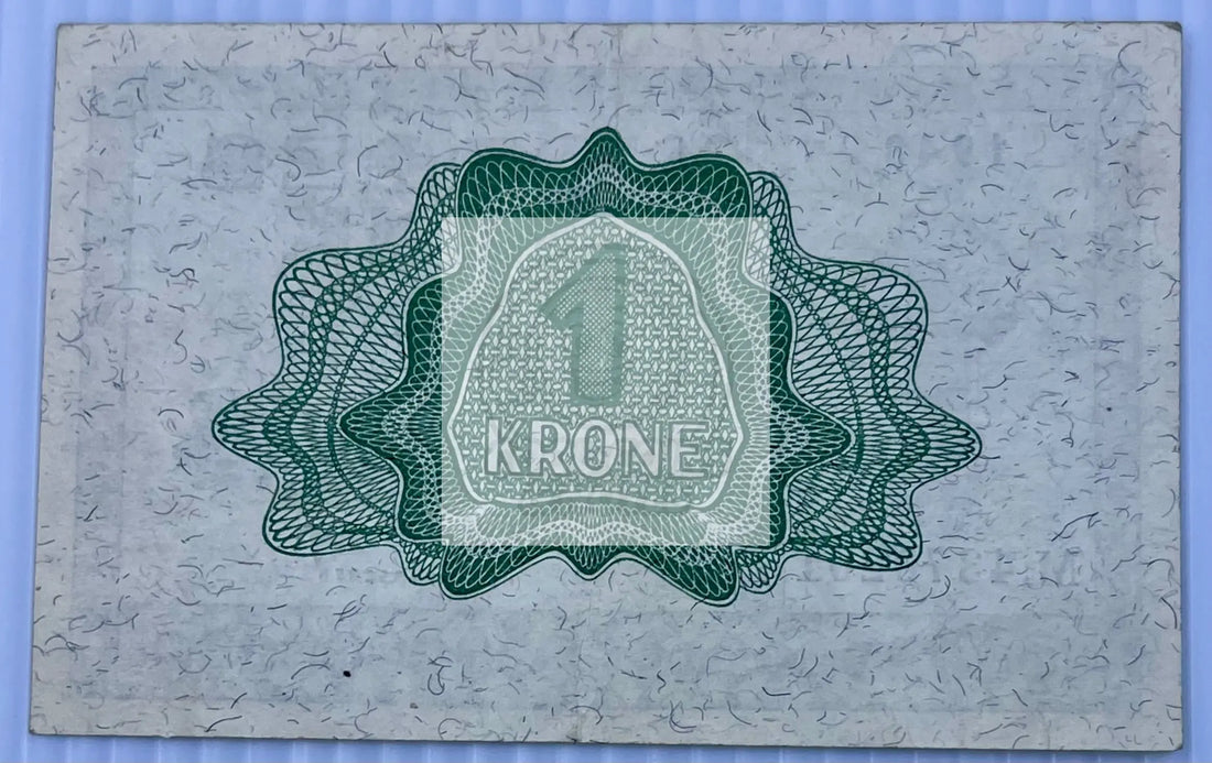 Norway 1948 1 Krone P-15b Used World Banknote - Cool Coins & Notes