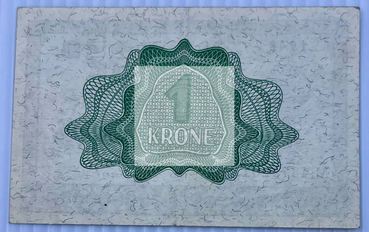 Norway 1948 1 Krone P-15b Used World Banknote - Cool Coins & Notes