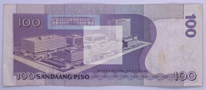 PHILIPPINES 100 PESO MANUEL ROXAS 2003 Banknote, Used - Cool Coins & Notes