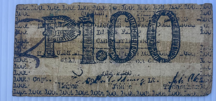 PHILIPPINES 1943 1 PESO – SAMAR PROVINCE EMERGENCY BANKNOTE Japanese Occupation | SMR 785 | Rare WWII Guerrilla Currency - Cool Coins & Notes