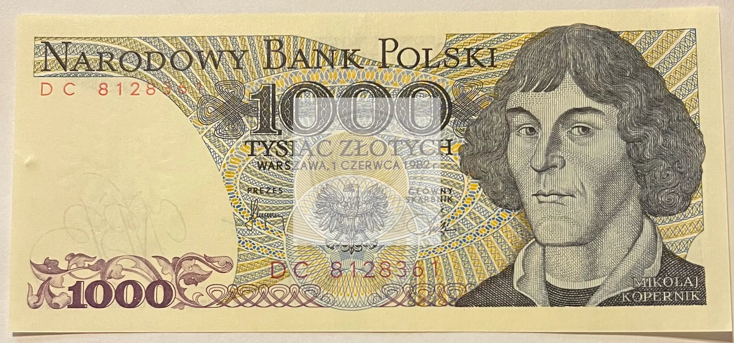 POLAND 1000 ZLOTYCH 1982 P 146 UNC, Banknote - Cool Coins & Notes