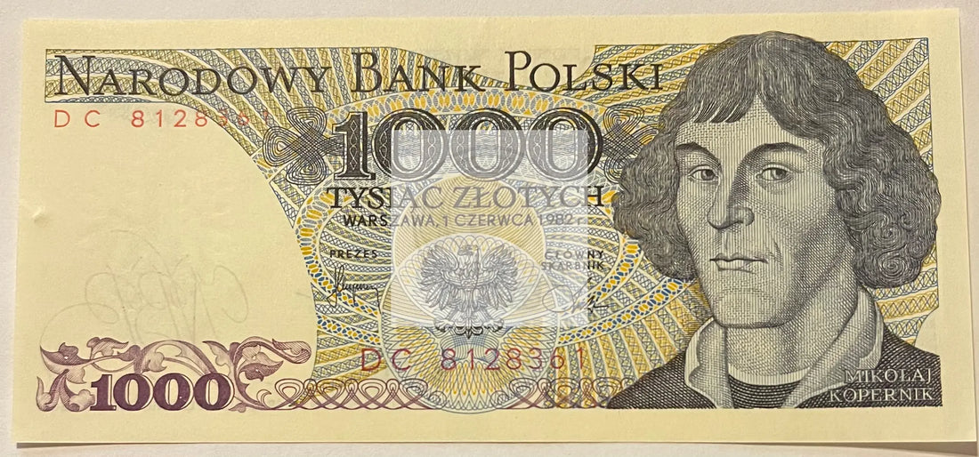 POLAND 1000 ZLOTYCH 1982 P 146 UNC, Banknote - Cool Coins & Notes