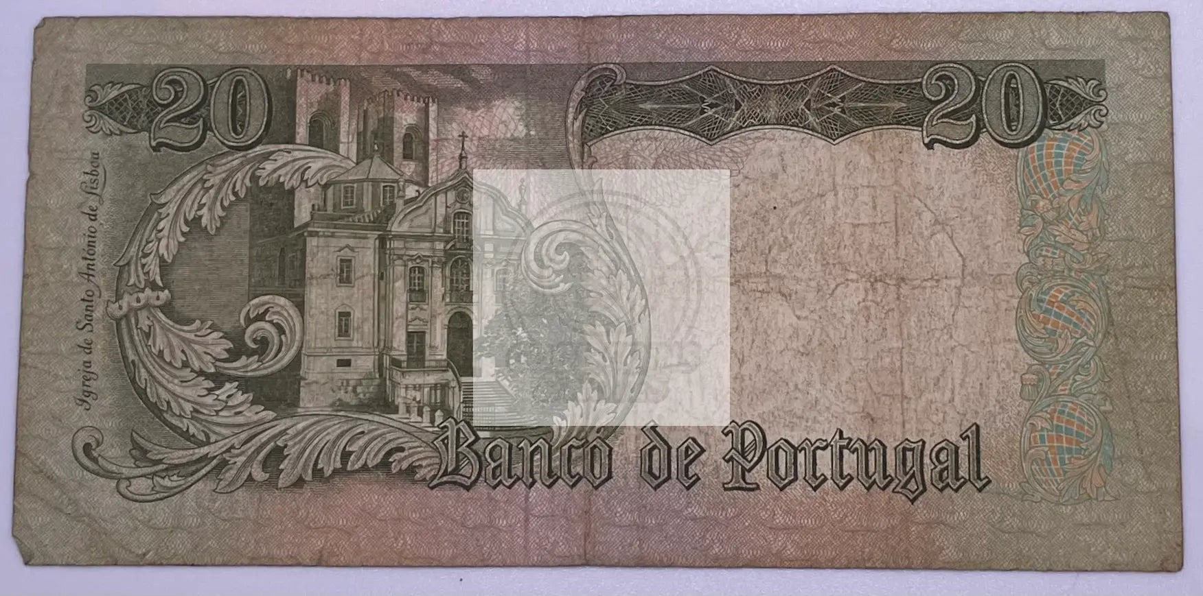 PORTUGAL 20 Escudos 1964 P-167, Used World Banknote - Cool Coins & Notes
