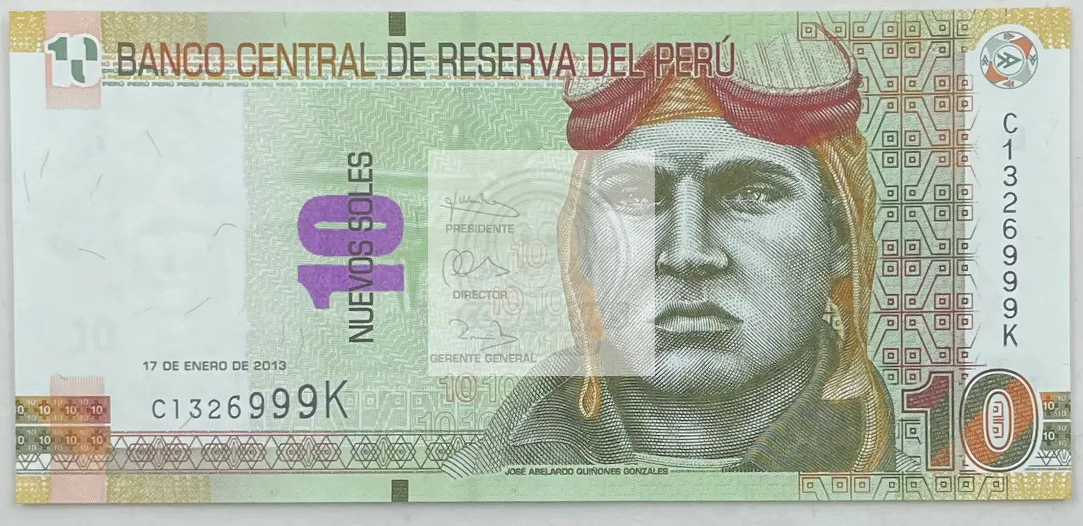 Peru 10 Nuevos Soles Banknote, 2013, P-187, UNC - Cool Coins & Notes