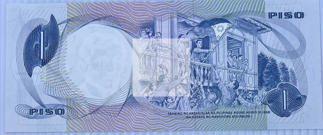 Philippines 1 Peso ND(1969) P142 UNC World Banknote - Cool Coins & Notes
