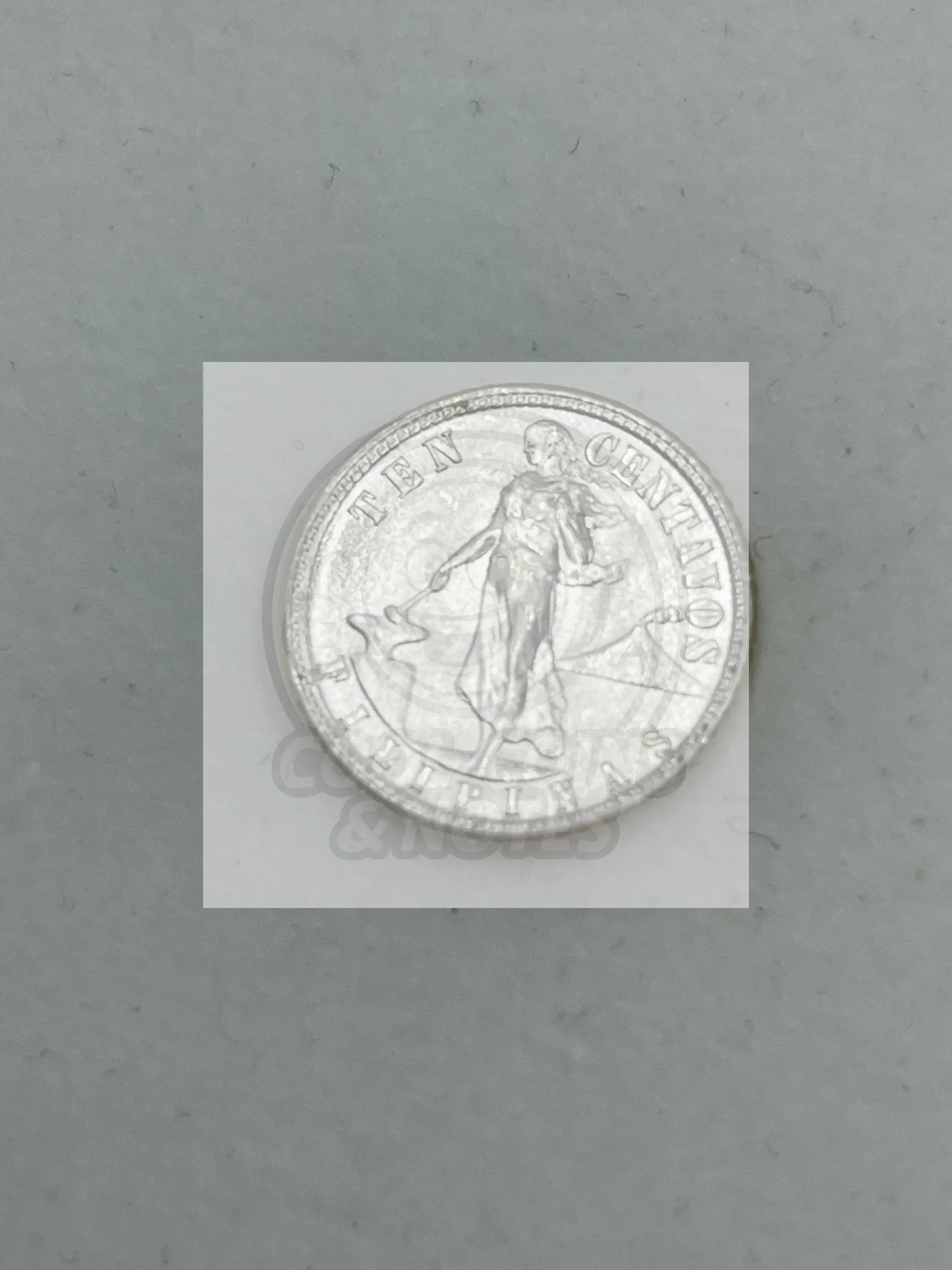 Philippines 10 Centavos Coin Silver UNC 1944 D - Cool Coins & Notes