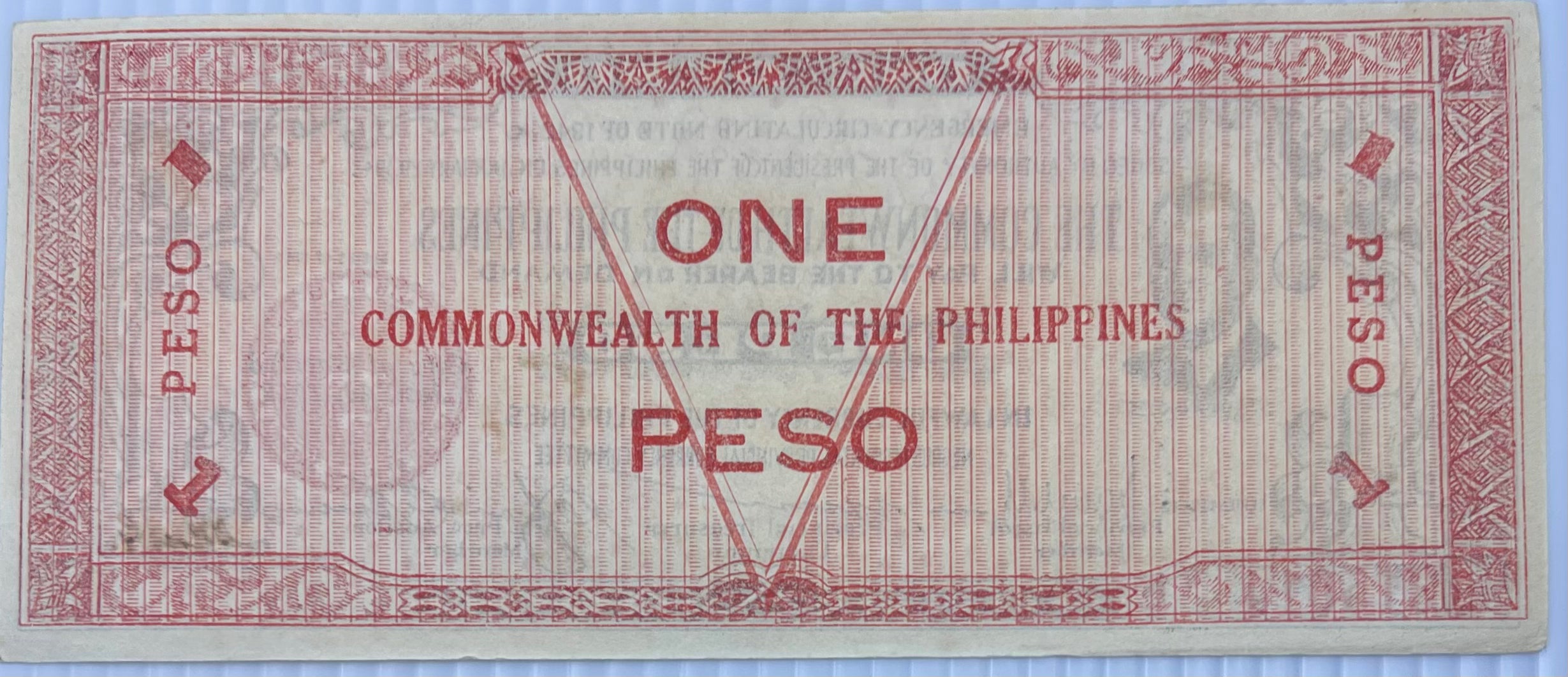 Philippines 1942 1 Peso P-S646a UNC WW2 UNC World Banknote - Cool Coins & Notes