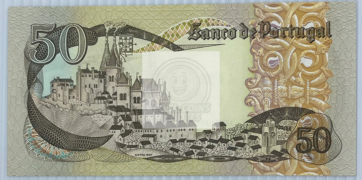 Portugal 1968 50 Escudos P174 UNC World Banknote Currency - Cool Coins & Notes