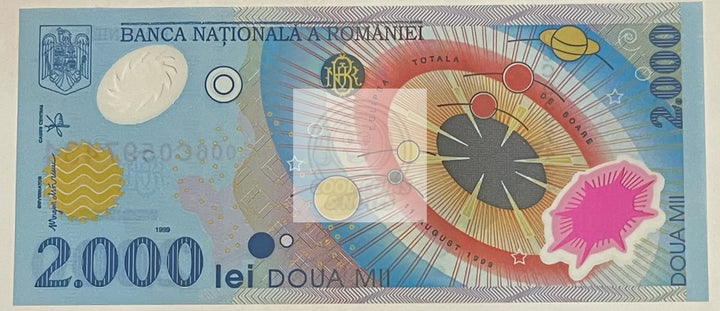 Romania 1999 2000 Lei P111 UNC Polymer World Banknote Currency - Cool Coins & Notes