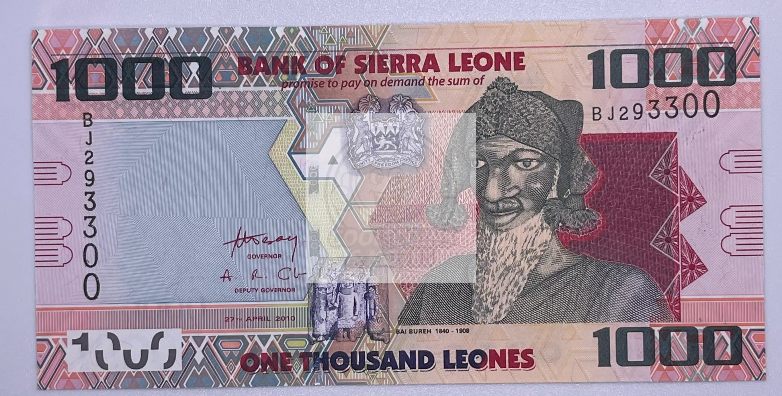 SIERRA LEONE 1000 LEONE 2010 P#30a  UNC Banknote - Cool Coins & Notes