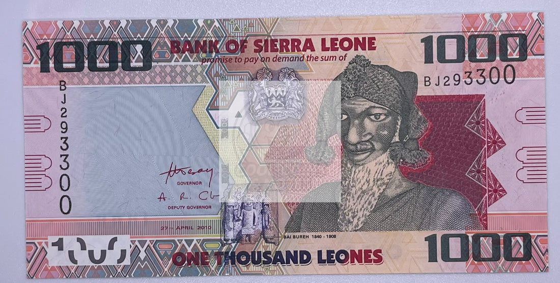 SIERRA LEONE 1000 LEONE 2010 P#30a  UNC Banknote - Cool Coins & Notes