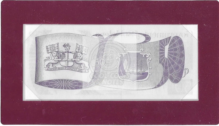 Saint Helena 1979 50 Pence P-5a, UNC "Banknotes of All Nations" - Cool Coins & Notes