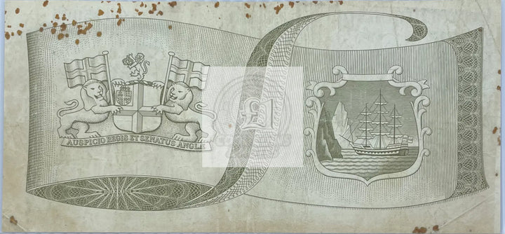 Saint Helena 1981 1 Pound P-9a Queen Elizabeth Used World Banknote - Cool Coins & Notes