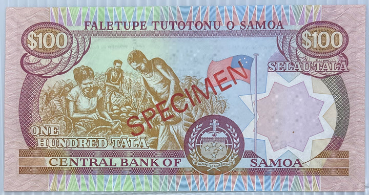 Samoa 2005 10 Tala P-24b UNC Specimen World Banknote - Cool Coins & Notes